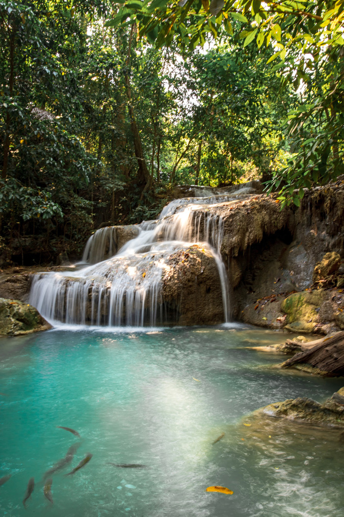 Der traumhafte Erawan Wasserfall