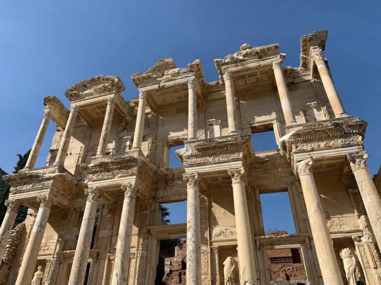 Die römischen Ruinen der Stadt Ephesos