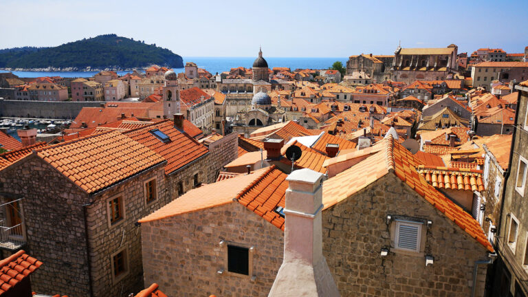 Traumhafter Blick auf die Altstadt von Dubrovnik