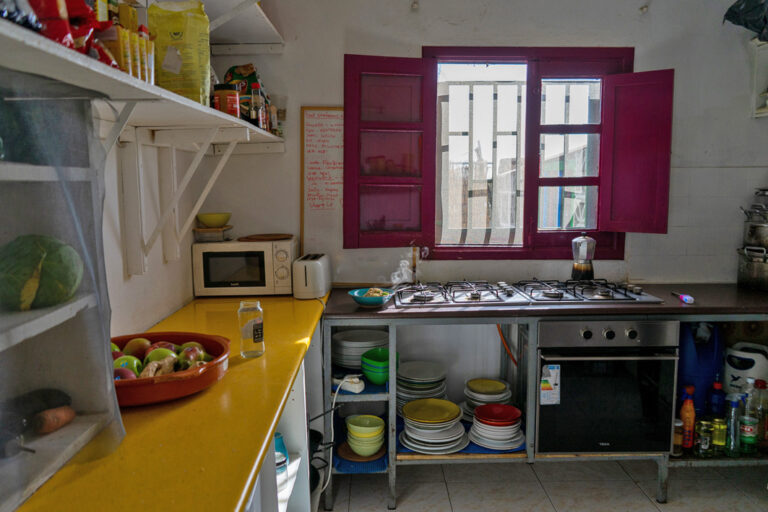 Farbenfrohe Küche