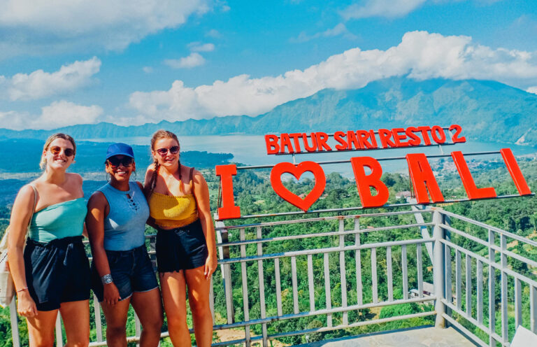 Ausblick auf Mount Batur