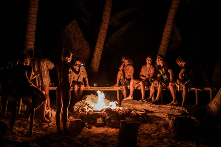 Lagerfeuer am Strand