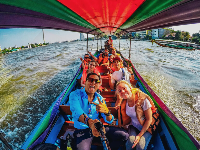 Flussfahrt auf dem Chao Praya