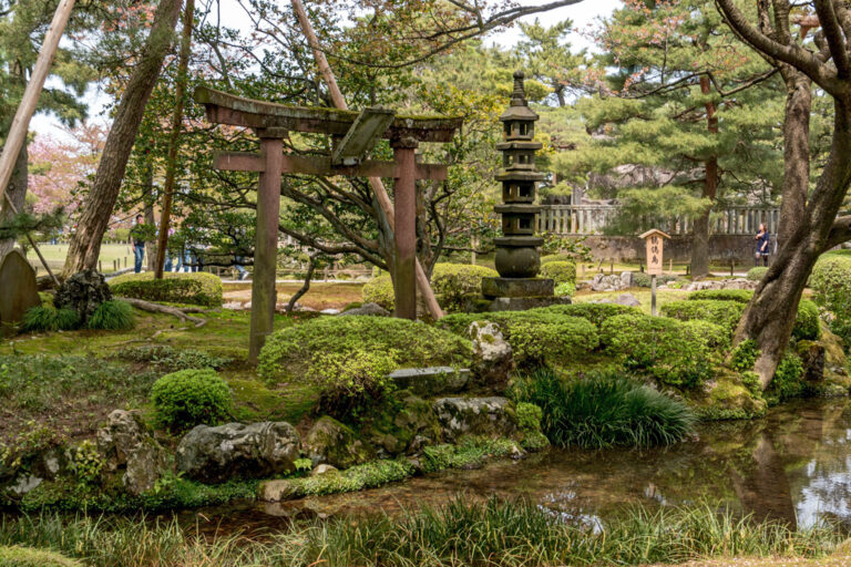 Unterwegs im Kenrokuen Garten