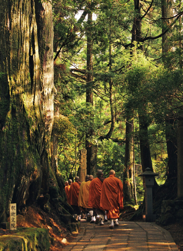 Mönche in Koyasan