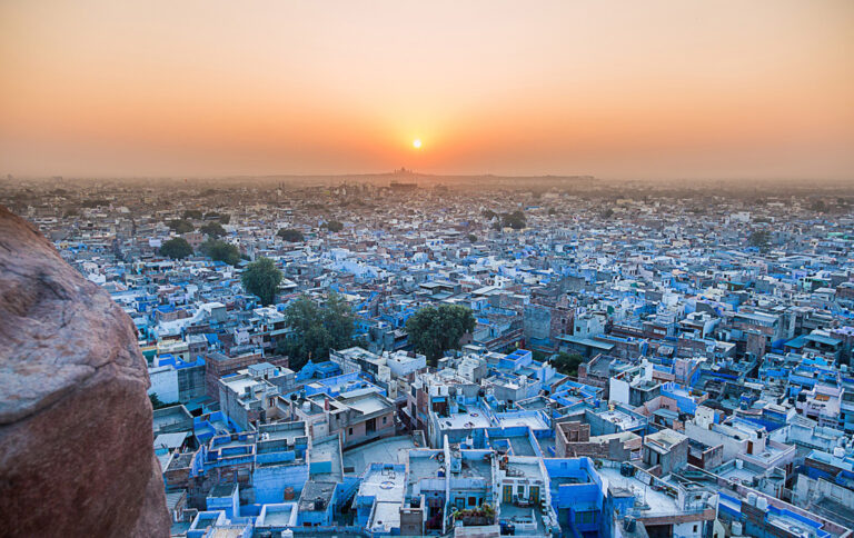 Blick auf Jodhpur – die blaue Stadt