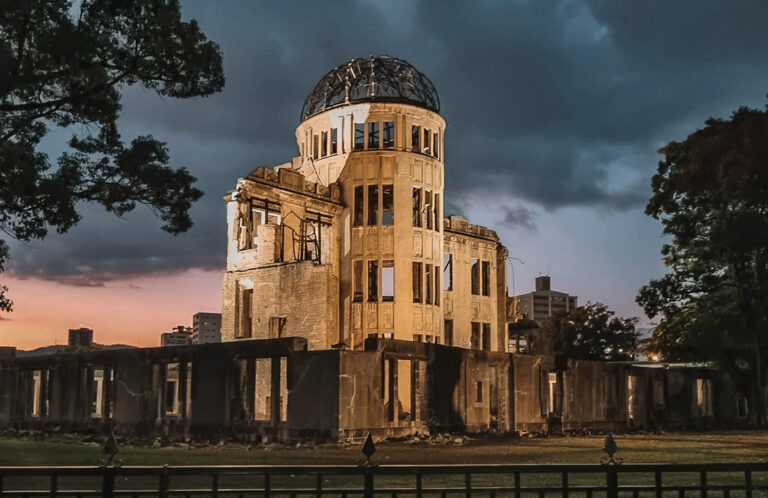 Die Atombombenkuppel in Hiroshima