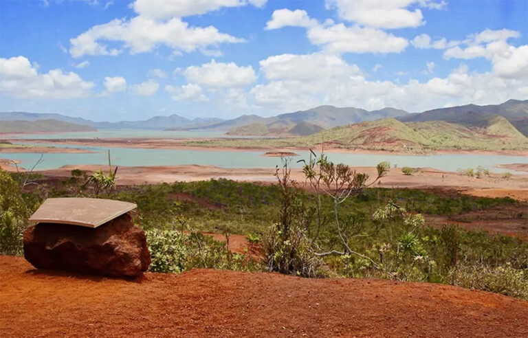 Rote Erde im Blue River Nationalpark