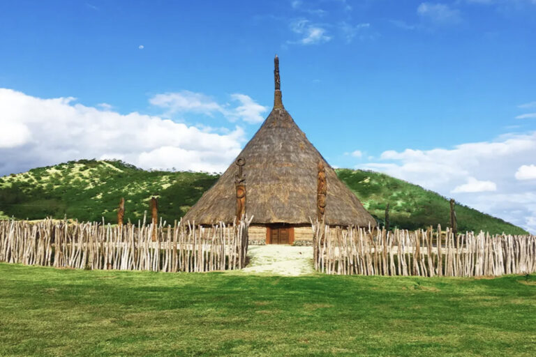 Traditionelles Kanakhaus