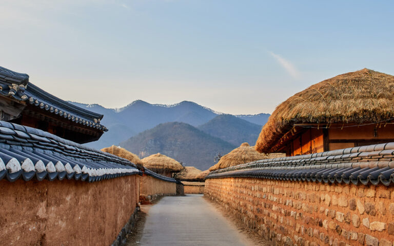 Das Hahoe Folk Village in Andong