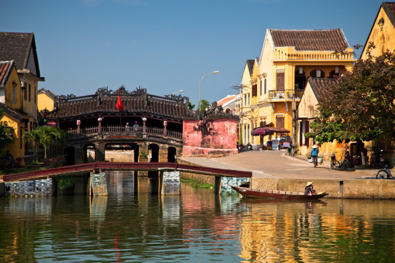 Die japanische Brücke in Hoi An