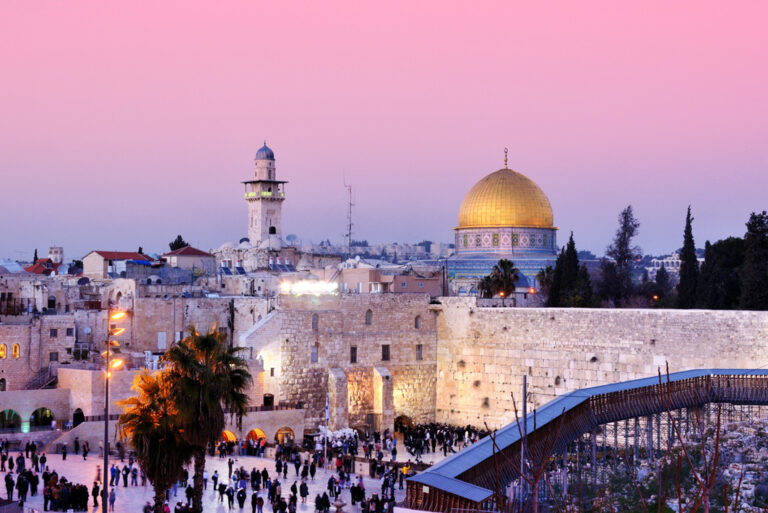 Jerusalem bei Dämmerung