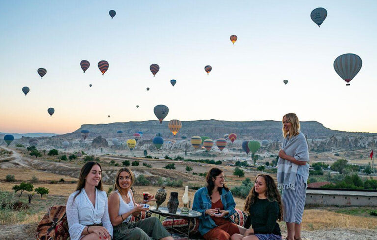 Mit dem Heißluftballon über Kappadokien