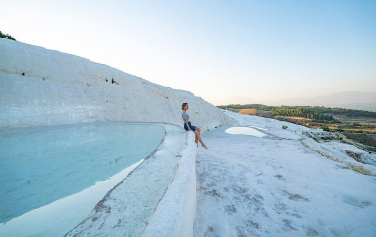 Kalkhaltige Terrassen in Pamukkale