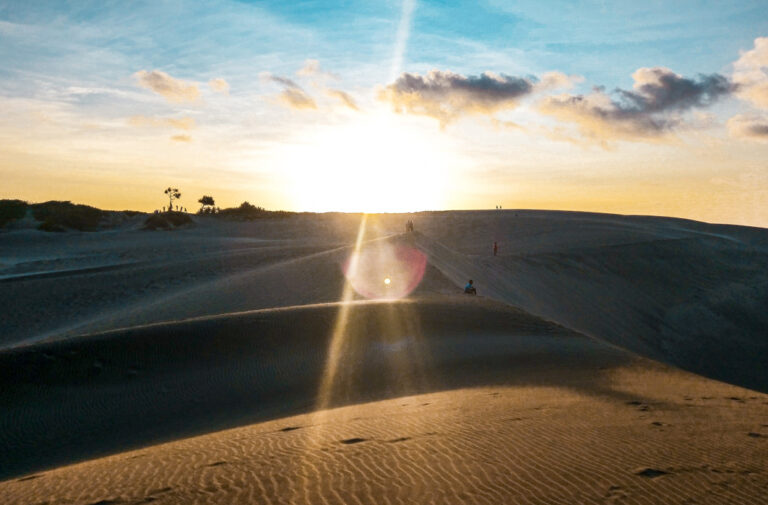 Unterwegs im Sigatoka Sand Dunes Nationalpark