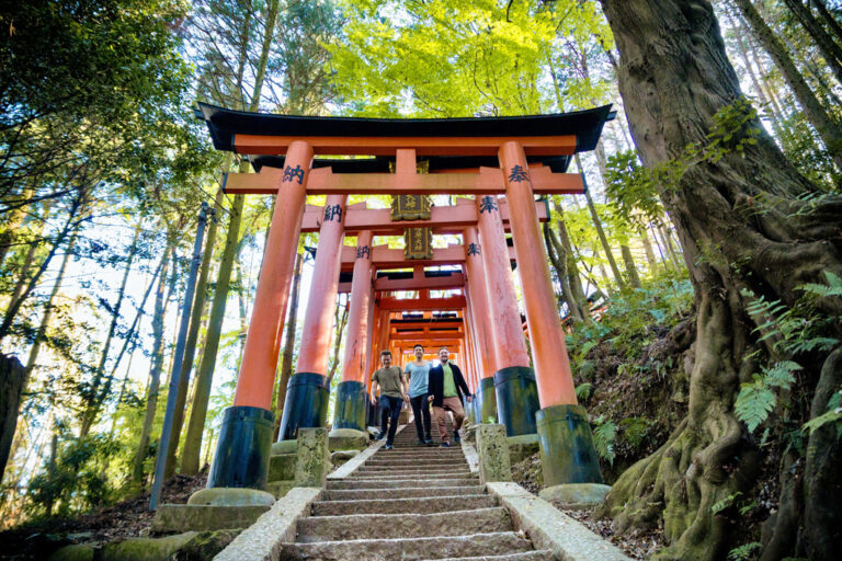 Der berühmte Fushimi Inari Schrein