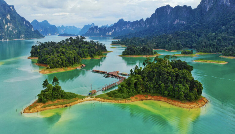 Spektakuläre Unterkunft im Khao Sok Nationalpark