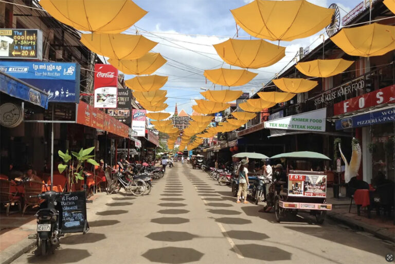 Die Pub Steet in Siem Reap