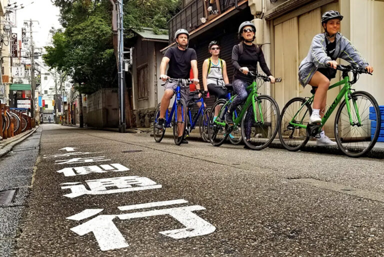 Radtour durch Seitenstraßen