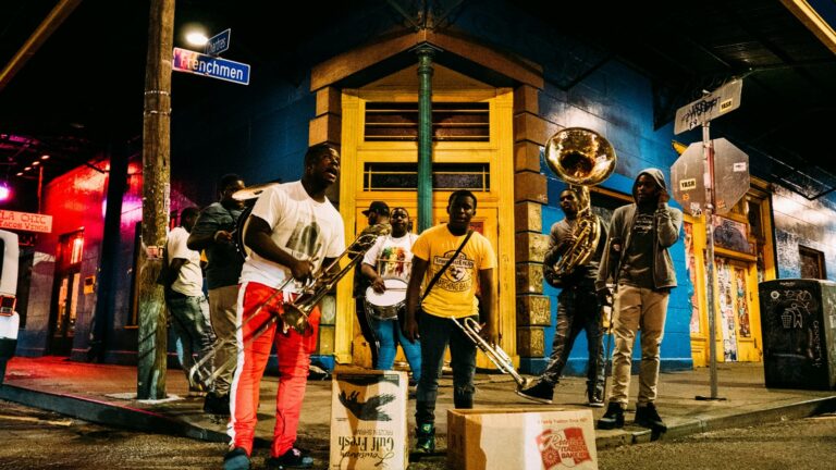 Jazz-Musik auf der Frenchmen Street in New Orleans