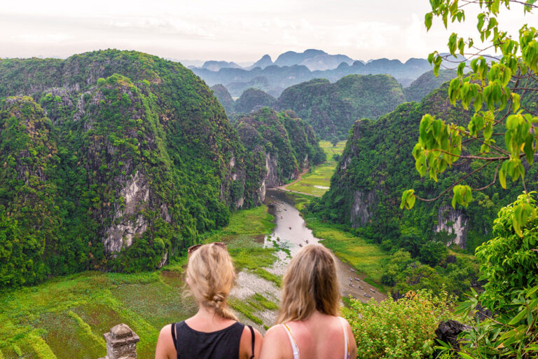 Wahnsinns-Ausblick in Ninh Binh