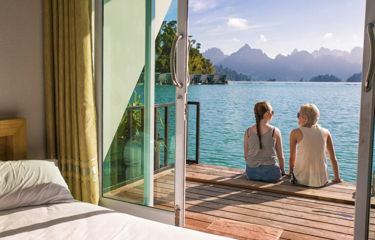 Schwimmende Bungalows im Khao Sok Nationalpark