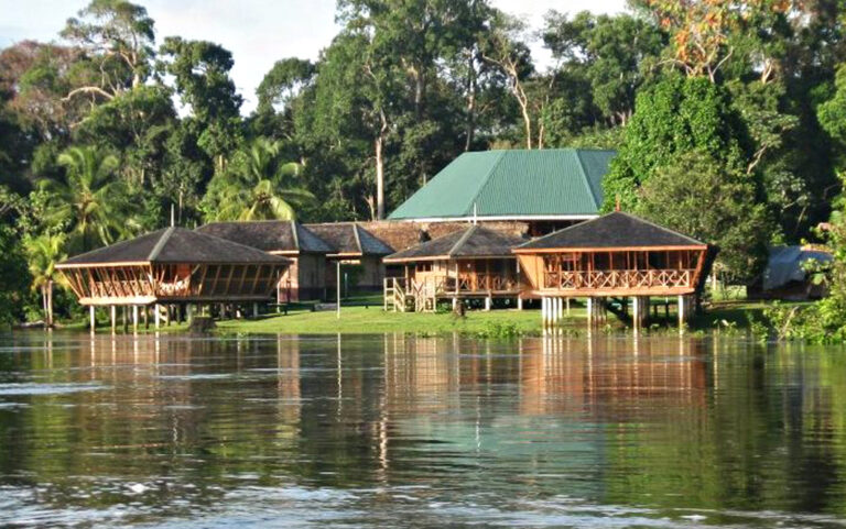 Lodge im Dschungel direkt am Wasser