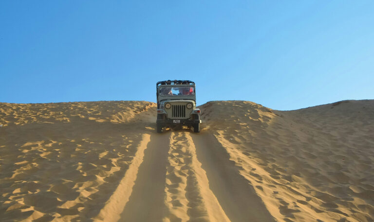 Jeep-Safari in der Thar-Wüste