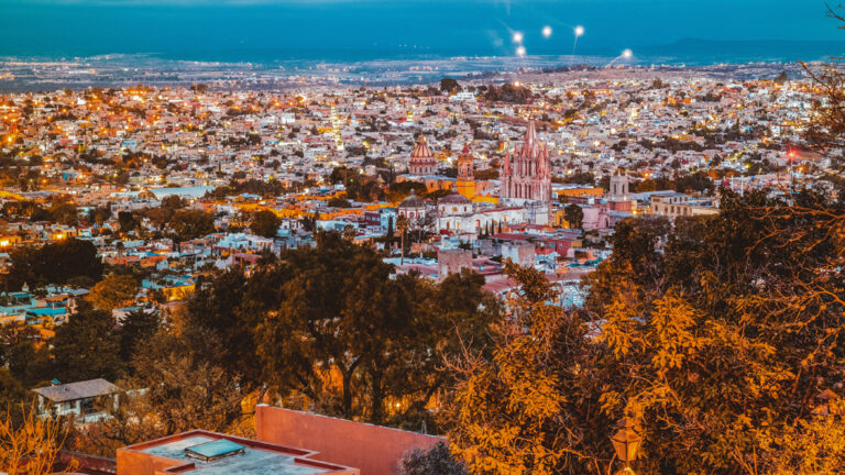 Blick auf San Miguel de Allende