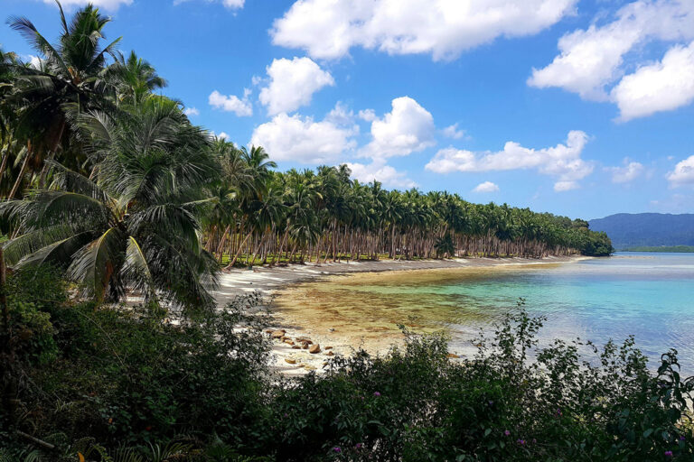Menschenleerer Strand