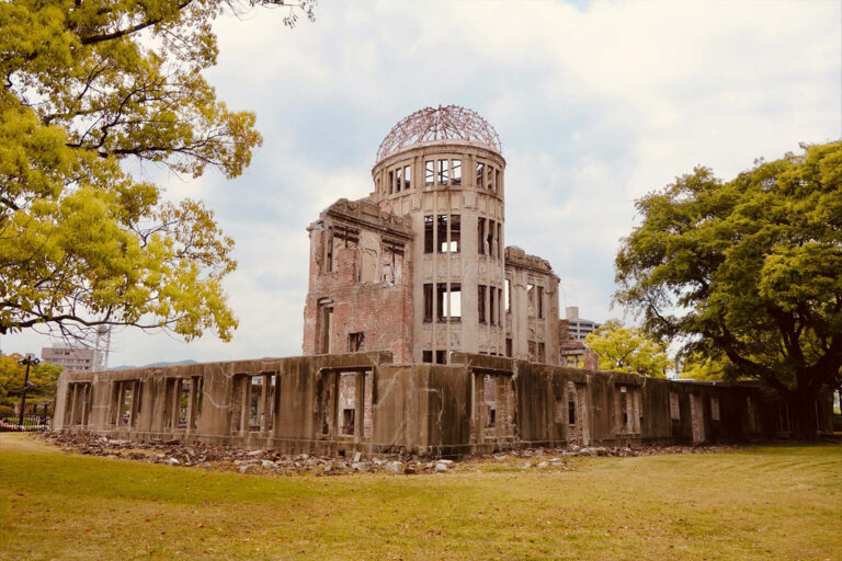 Die Atombombenkuppel in Hiroshima