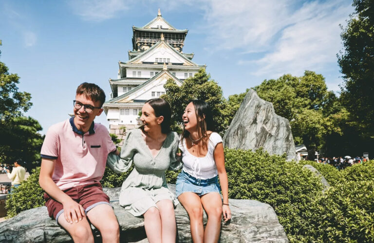 Die Burg von Osaka