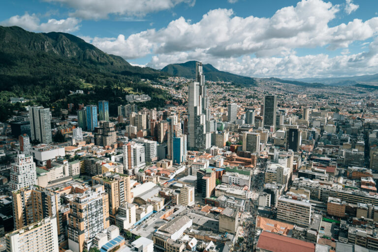 Blick auf Bogota