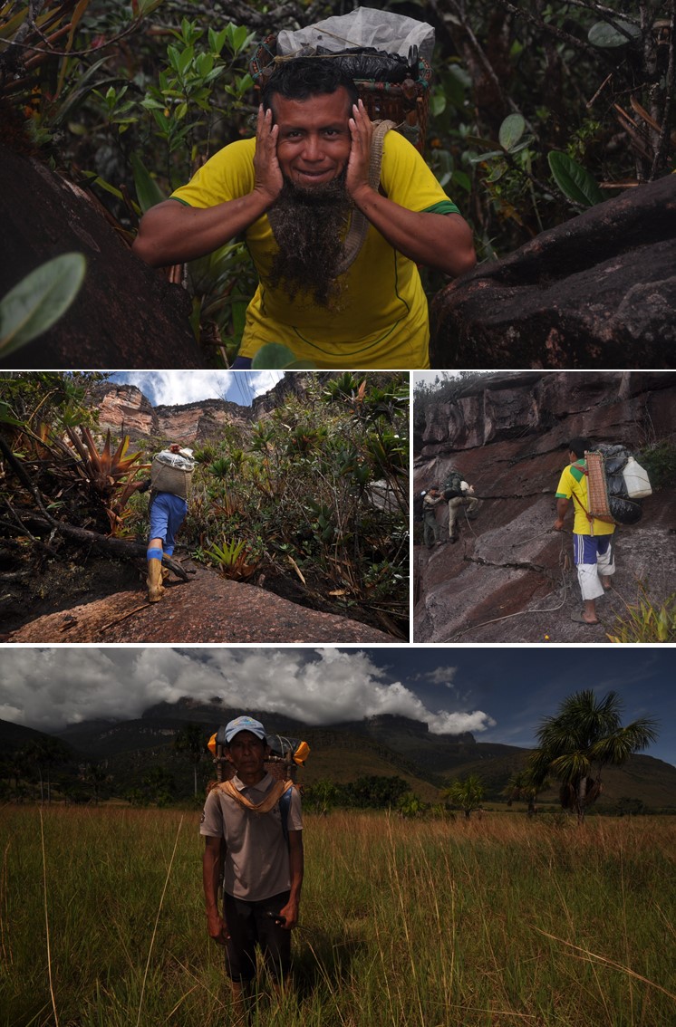 Pemón-Guides beim Auyan Tepui Trekking