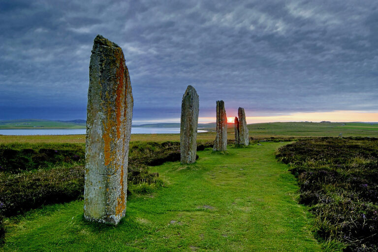 Mystischer Steinring auf den Orkney Inseln