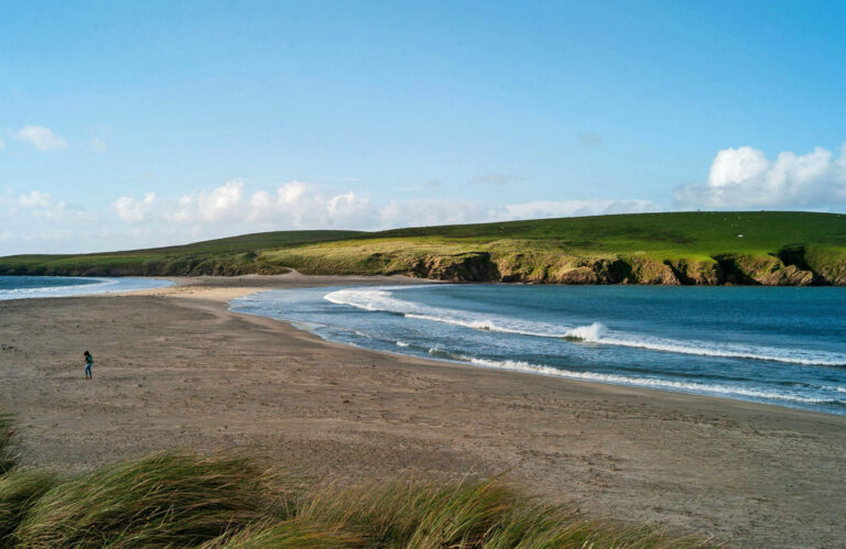 Strand auf den Shetland Inseln