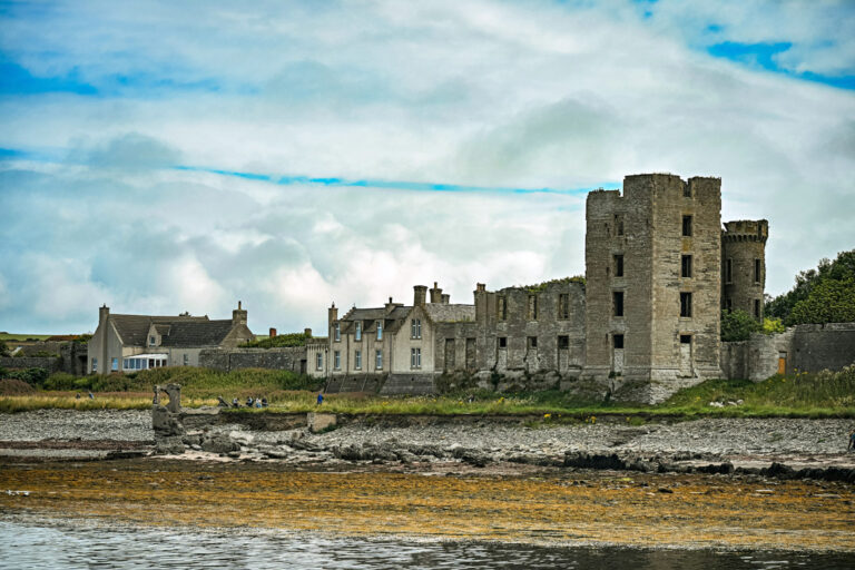 Die Burgruine von Thurso