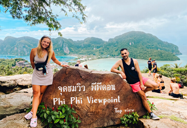 Blick auf das wunderschöne Koh Phi Phi