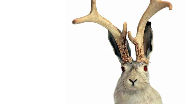 Lustiger Hase mit Geweih als Symbolbild für falsche Vorstellungen und Mythen über Gruppenreisen für junge Leute weltweit