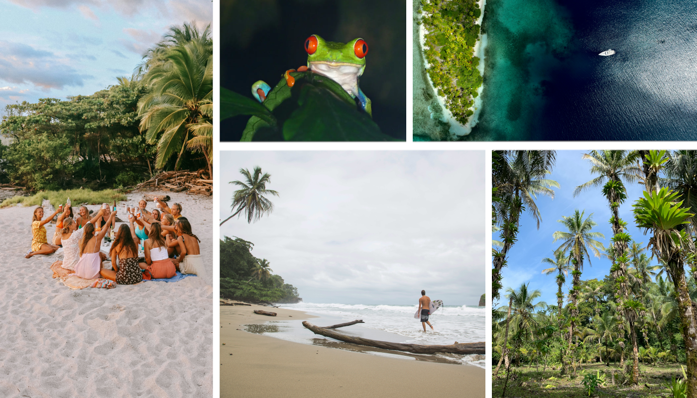 Junge Erwachsene auf einer Gruppenreise in Panama mit San Blas Inseln, Regenwald und Strand als Beispiel für Gruppenreisen junge Leute und junge Erwachsene Reisen in Mittelamerika