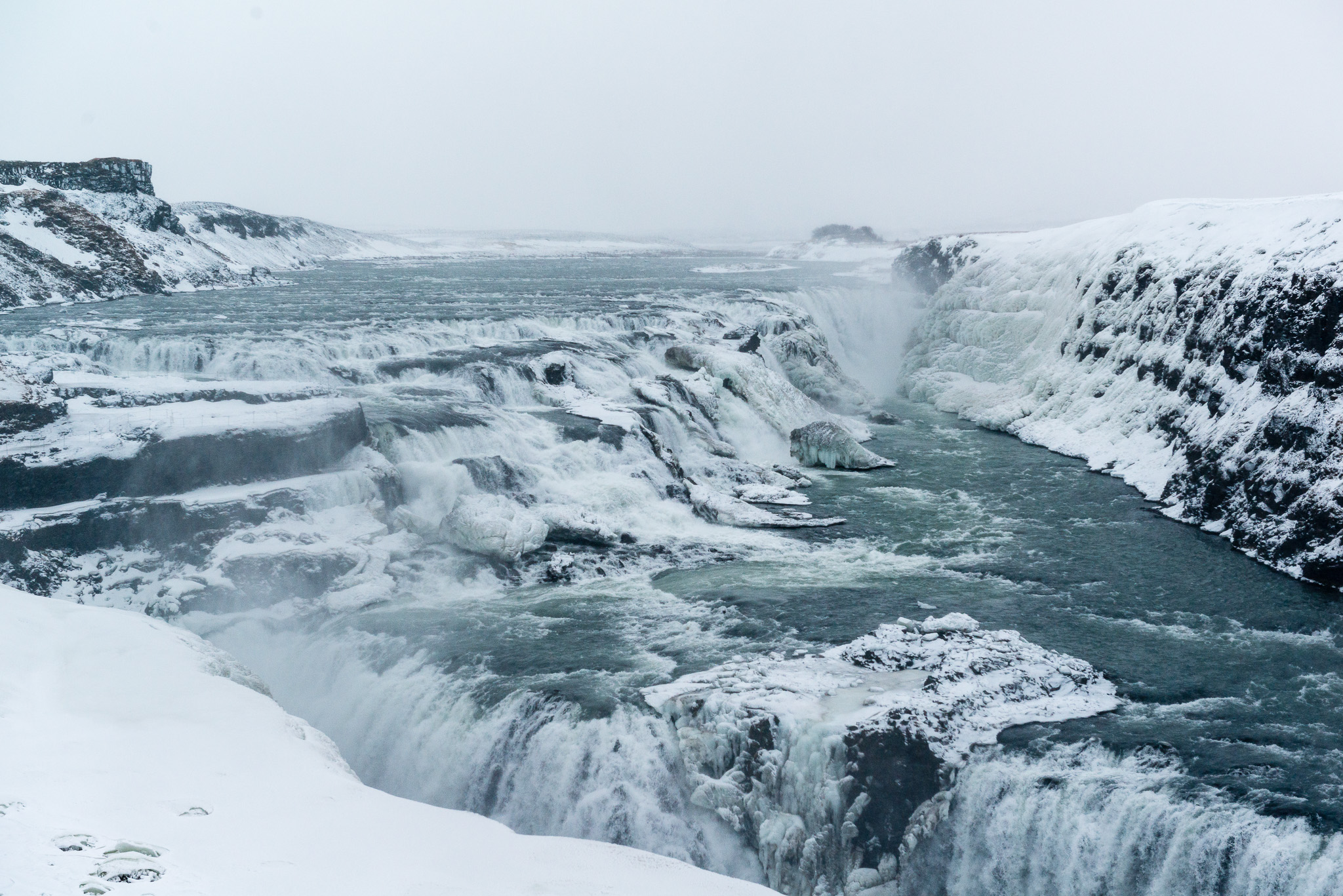 Island Reisebericht Gullfoss-Wasserfall traveljunkies