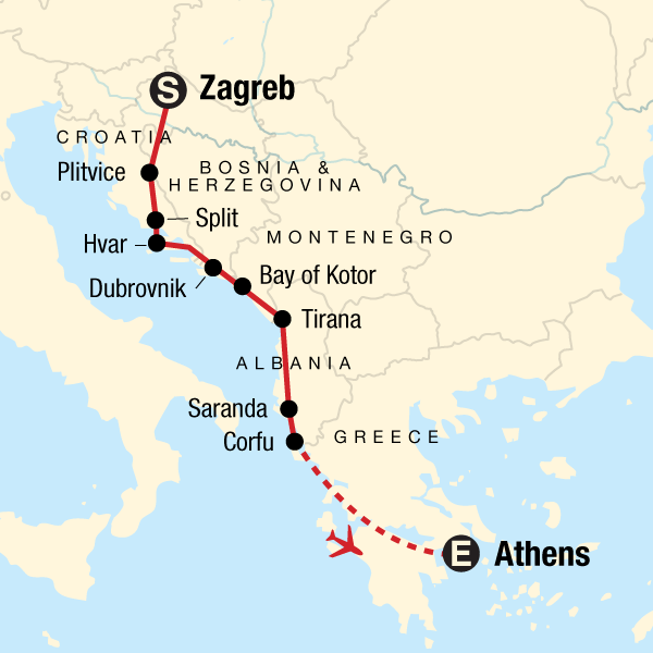 Erlebnisreise Europa Von Zagreb Nach Athen Traveljunkies Tours
