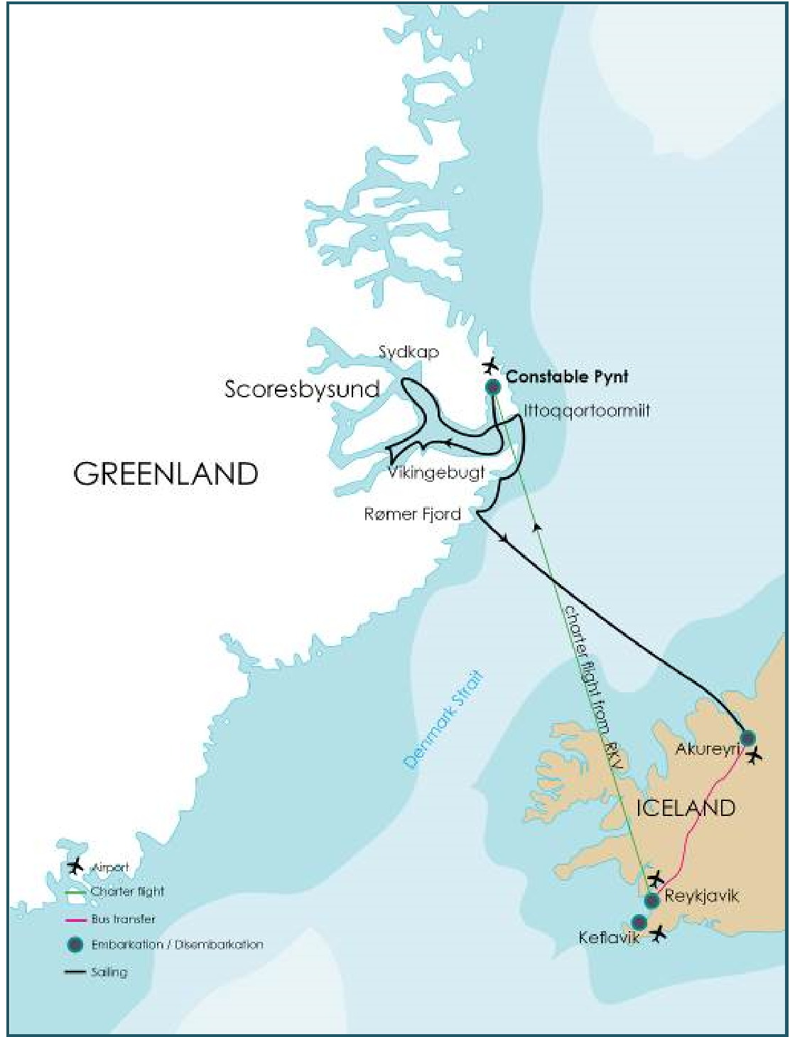 Ost-Grönland Expedition: Scoresby Sund & Island mit Nordlichtern ...